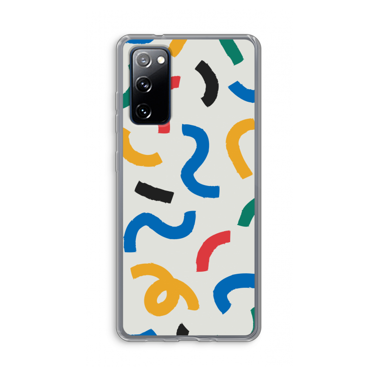 Illustratieve pop 2: Samsung Galaxy S20 FE / S20 FE 5G Transparant Hoesje