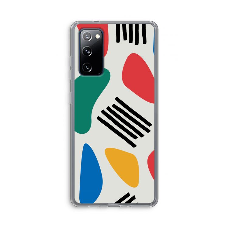 Illustratieve pop 1: Samsung Galaxy S20 FE / S20 FE 5G Transparant Hoesje