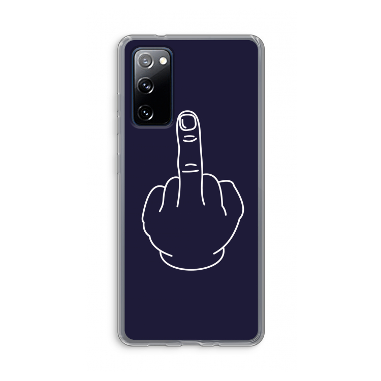 F**k U: Samsung Galaxy S20 FE / S20 FE 5G Transparant Hoesje