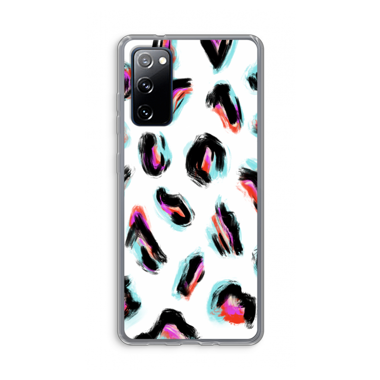 Cheetah color: Samsung Galaxy S20 FE / S20 FE 5G Transparant Hoesje