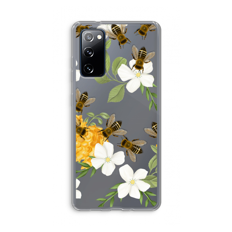 No flowers without bees: Samsung Galaxy S20 FE / S20 FE 5G Transparant Hoesje