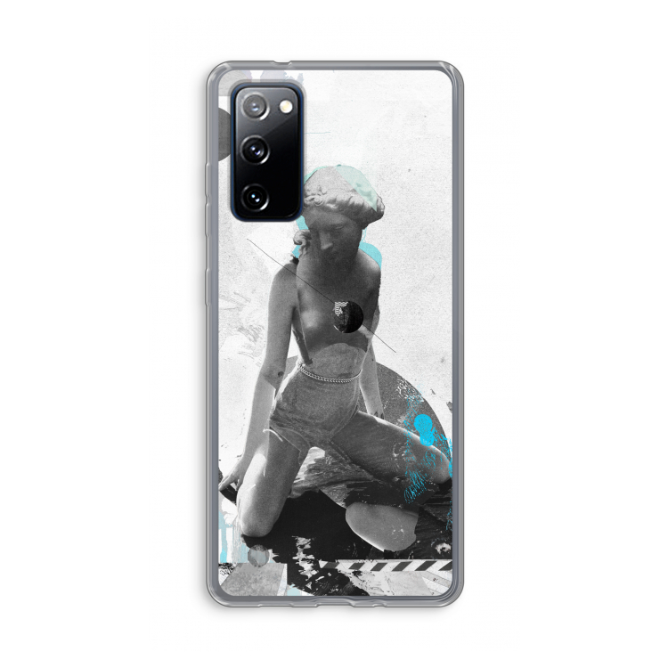 I will not feel a thing: Samsung Galaxy S20 FE / S20 FE 5G Transparant Hoesje
