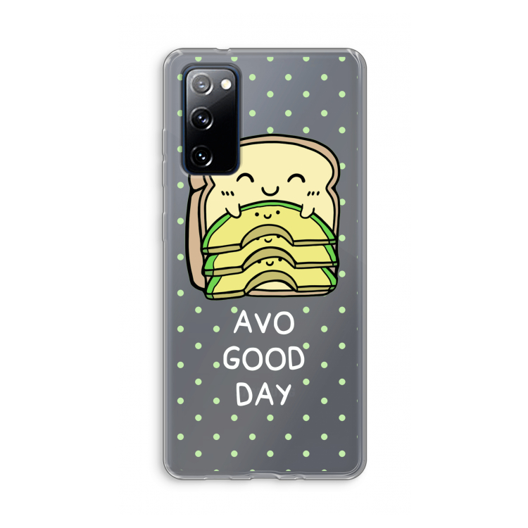 Avo Good Day: Samsung Galaxy S20 FE / S20 FE 5G Transparant Hoesje