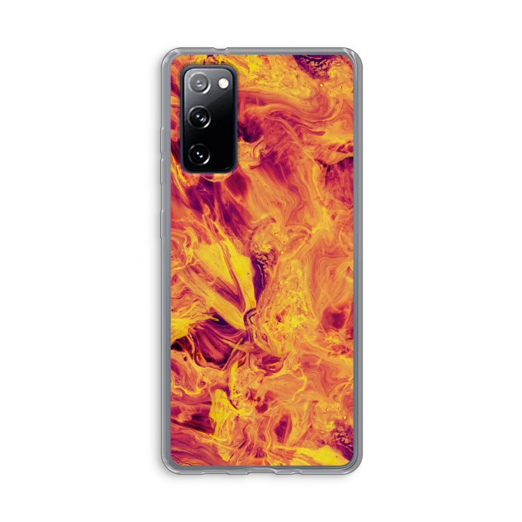 Eternal Fire: Samsung Galaxy S20 FE / S20 FE 5G Transparant Hoesje