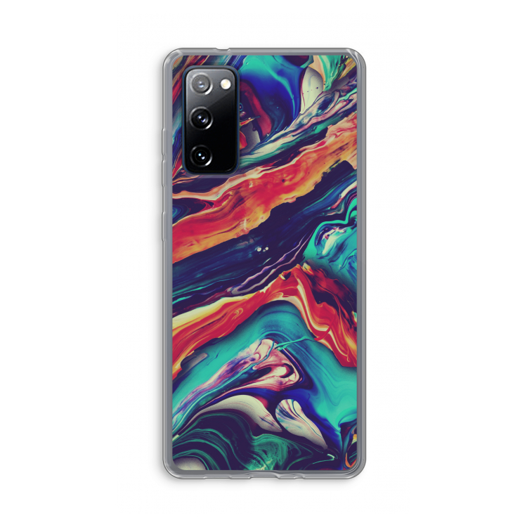 Chameleon Sun: Samsung Galaxy S20 FE / S20 FE 5G Transparant Hoesje
