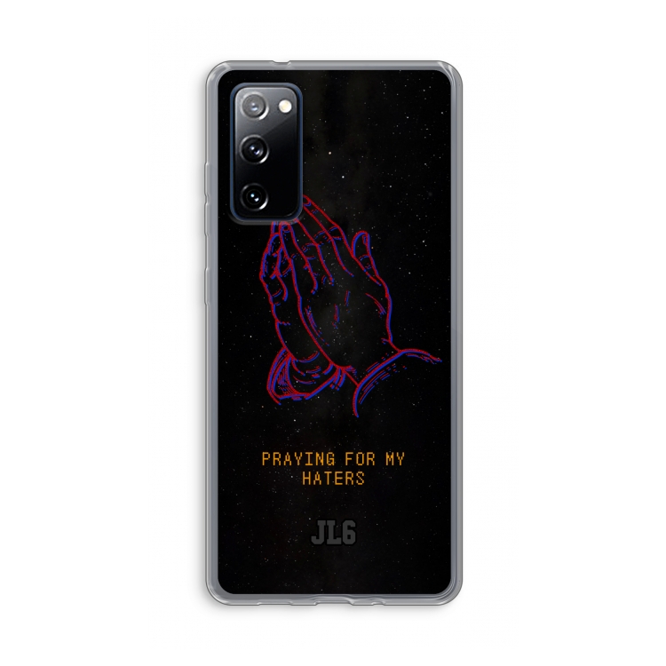 Praying For My Haters: Samsung Galaxy S20 FE / S20 FE 5G Transparant Hoesje