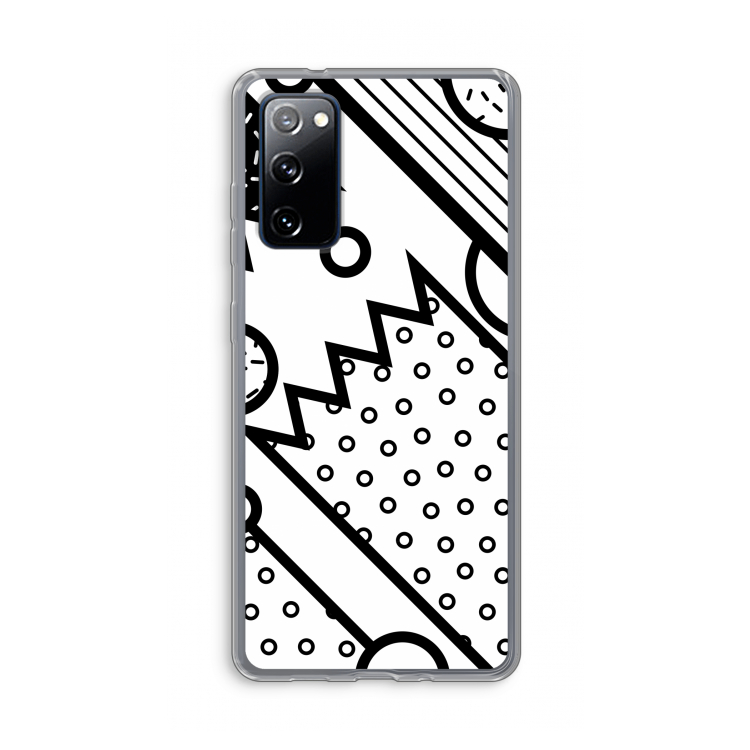 Pop Art #4: Samsung Galaxy S20 FE / S20 FE 5G Transparant Hoesje