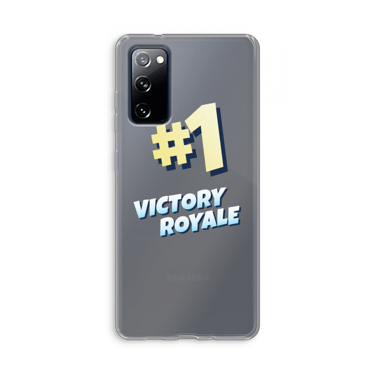 Victory Royale: Samsung Galaxy S20 FE / S20 FE 5G Transparant Hoesje