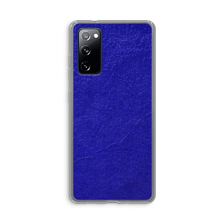 Majorelle Blue: Samsung Galaxy S20 FE / S20 FE 5G Transparant Hoesje