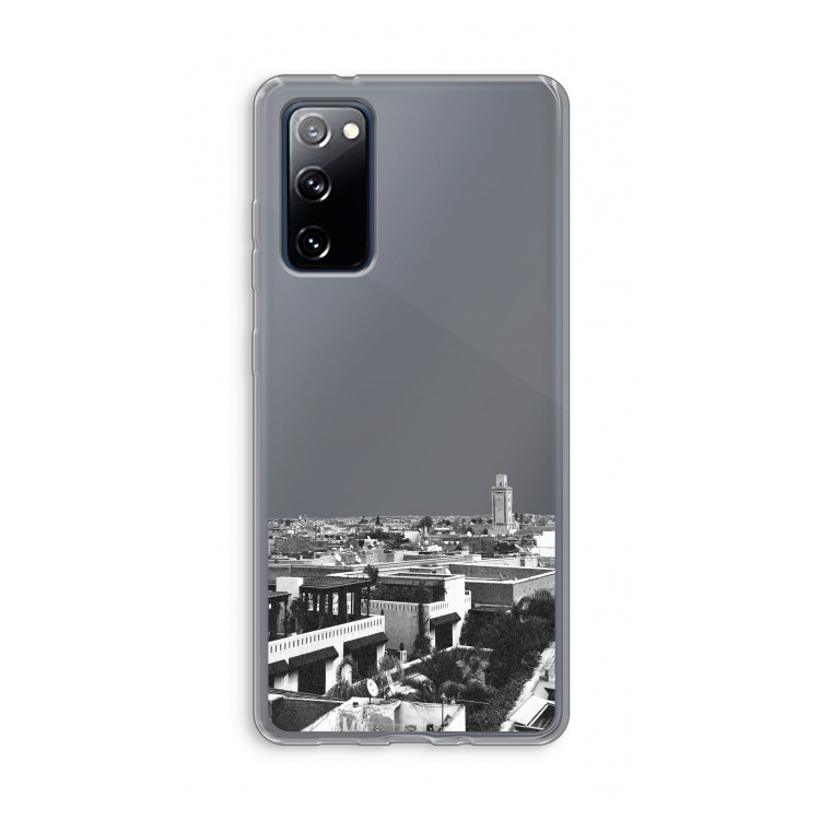 Marrakech Skyline : Samsung Galaxy S20 FE / S20 FE 5G Transparant Hoesje