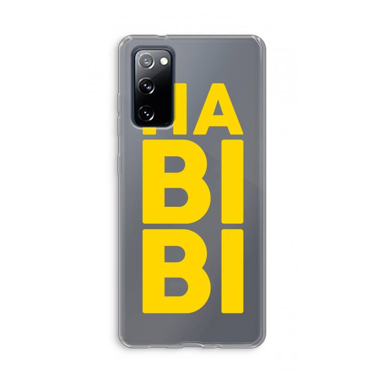 Habibi Majorelle : Samsung Galaxy S20 FE / S20 FE 5G Transparant Hoesje