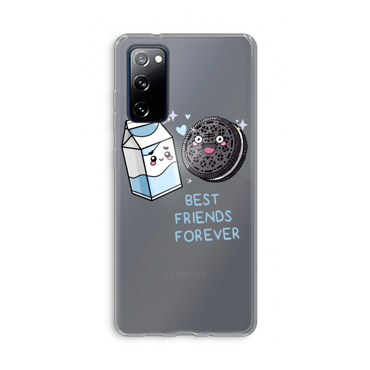 Best Friend Forever: Samsung Galaxy S20 FE / S20 FE 5G Transparant Hoesje
