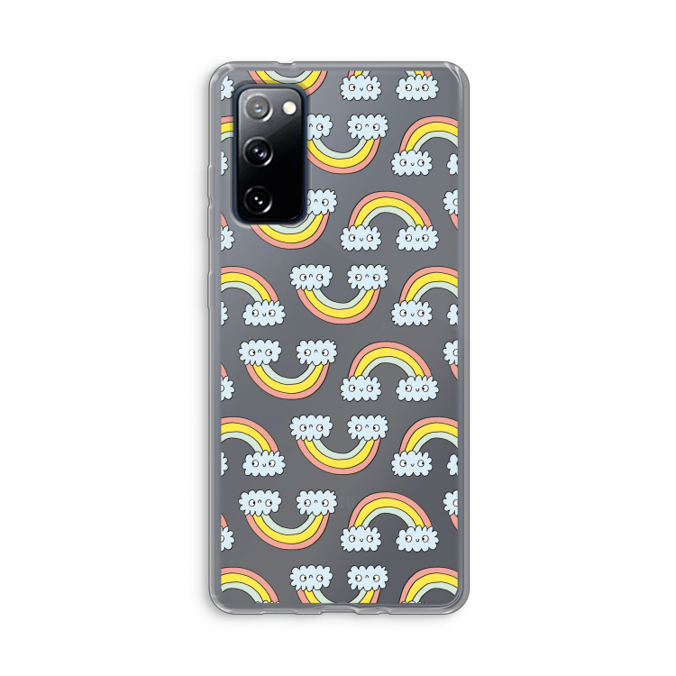 Regenboog: Samsung Galaxy S20 FE / S20 FE 5G Transparant Hoesje