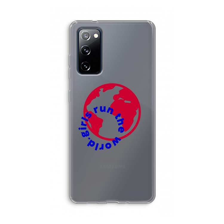 Run The World: Samsung Galaxy S20 FE / S20 FE 5G Transparant Hoesje