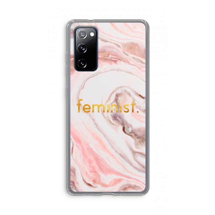 Feminist: Samsung Galaxy S20 FE / S20 FE 5G Transparant Hoesje