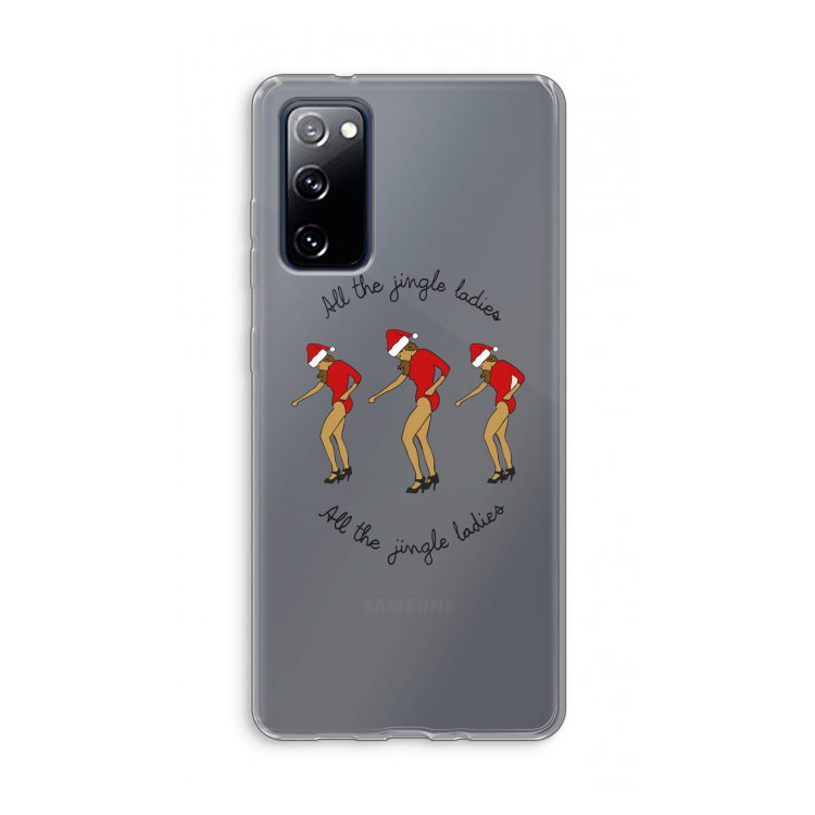 Jingle Ladies: Samsung Galaxy S20 FE / S20 FE 5G Transparant Hoesje
