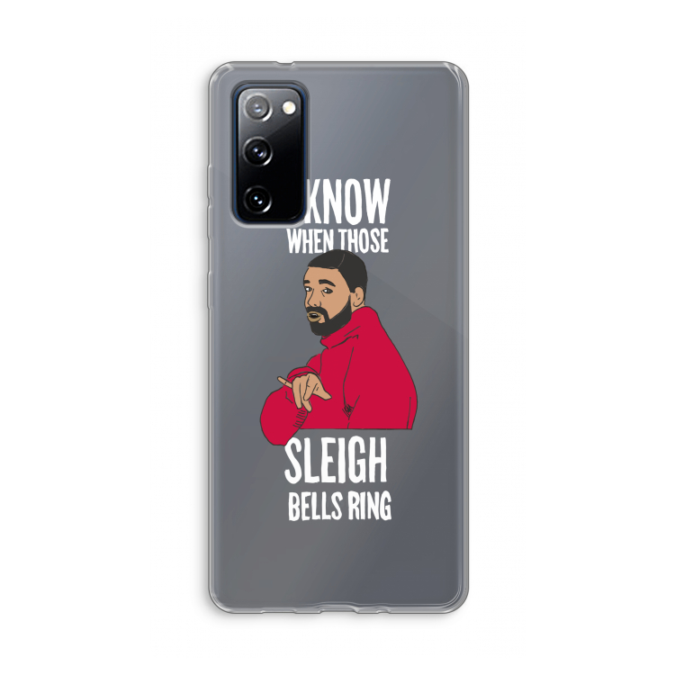 Sleigh Bells Ring: Samsung Galaxy S20 FE / S20 FE 5G Transparant Hoesje