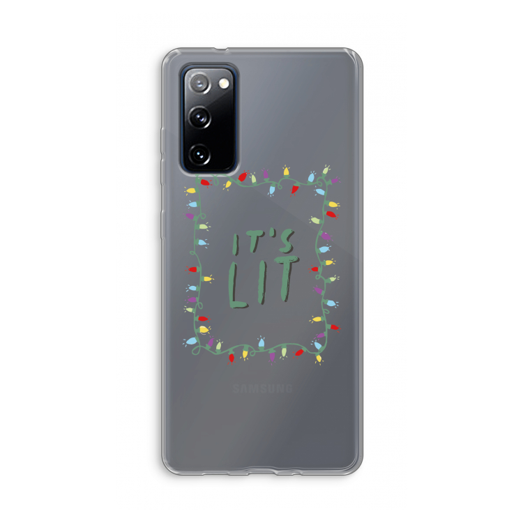 It's Lit: Samsung Galaxy S20 FE / S20 FE 5G Transparant Hoesje