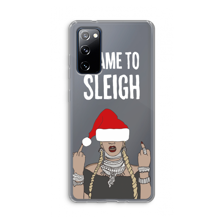 Came To Sleigh: Samsung Galaxy S20 FE / S20 FE 5G Transparant Hoesje