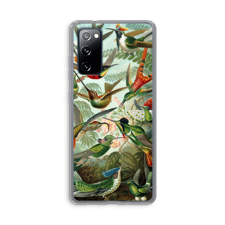 Haeckel Trochilidae: Samsung Galaxy S20 FE / S20 FE 5G Transparant Hoesje
