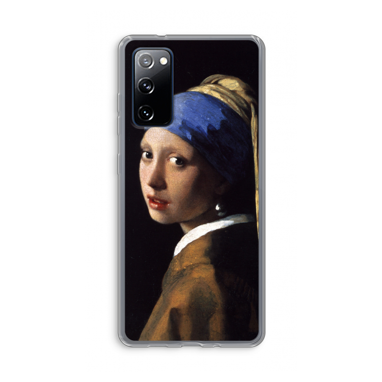 The Pearl Earring: Samsung Galaxy S20 FE / S20 FE 5G Transparant Hoesje
