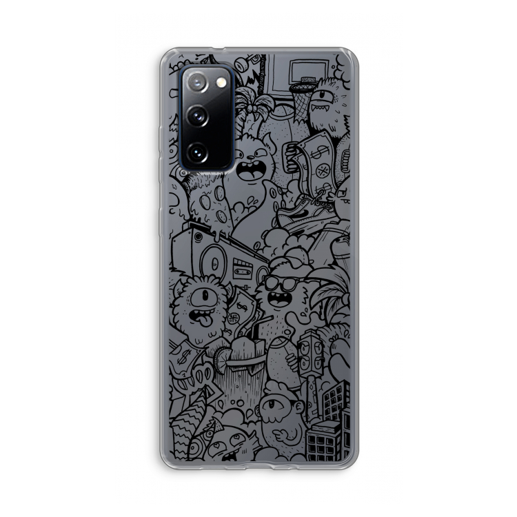 Vexx Black City : Samsung Galaxy S20 FE / S20 FE 5G Transparant Hoesje