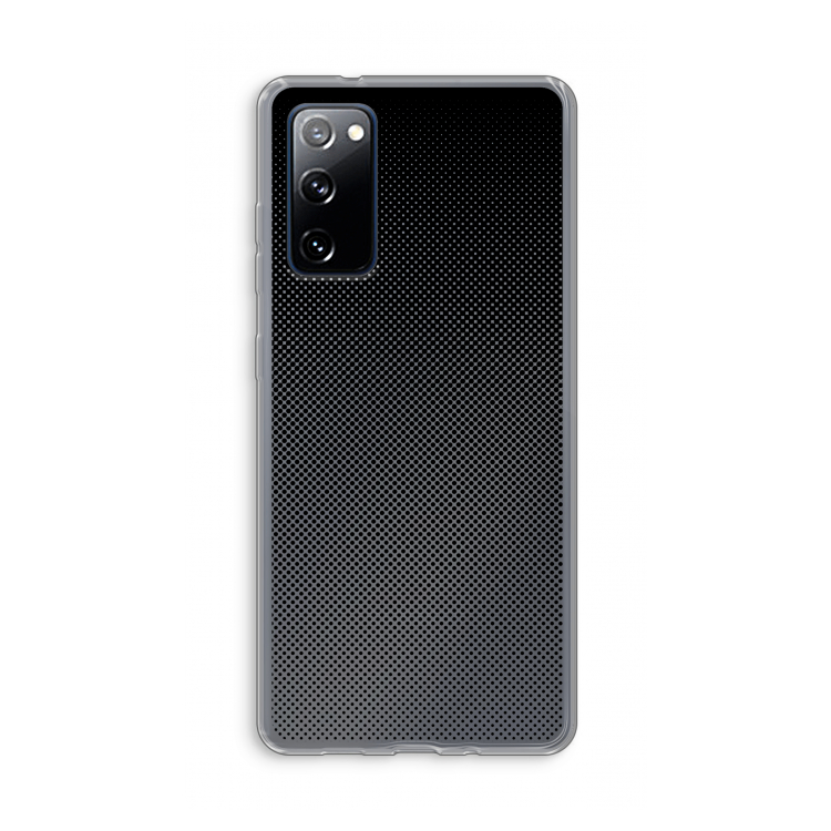Musketon Halftone: Samsung Galaxy S20 FE / S20 FE 5G Transparant Hoesje