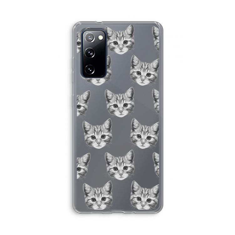 Kitten: Samsung Galaxy S20 FE / S20 FE 5G Transparant Hoesje