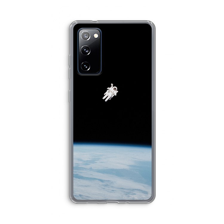 Alone in Space: Samsung Galaxy S20 FE / S20 FE 5G Transparant Hoesje
