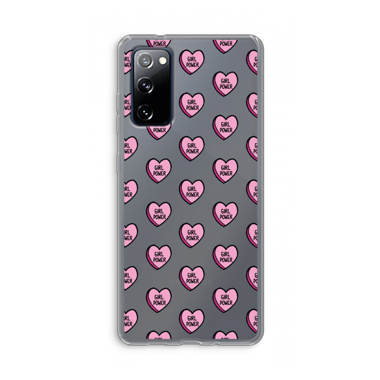 GIRL POWER: Samsung Galaxy S20 FE / S20 FE 5G Transparant Hoesje