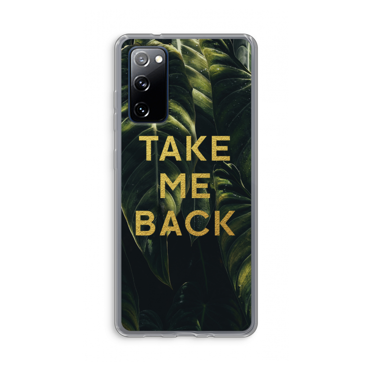 Take me back: Samsung Galaxy S20 FE / S20 FE 5G Transparant Hoesje