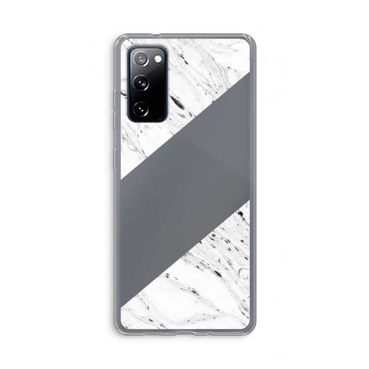 Biggest stripe: Samsung Galaxy S20 FE / S20 FE 5G Transparant Hoesje