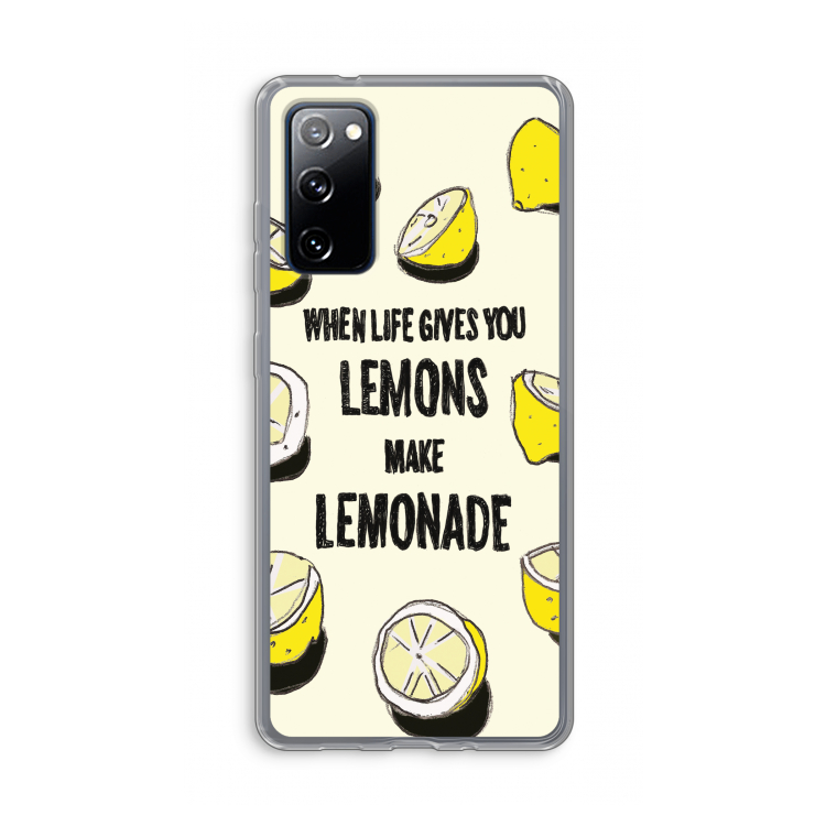 Lemonade: Samsung Galaxy S20 FE / S20 FE 5G Transparant Hoesje