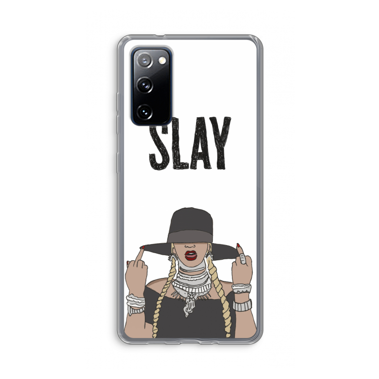 Slay All Day: Samsung Galaxy S20 FE / S20 FE 5G Transparant Hoesje