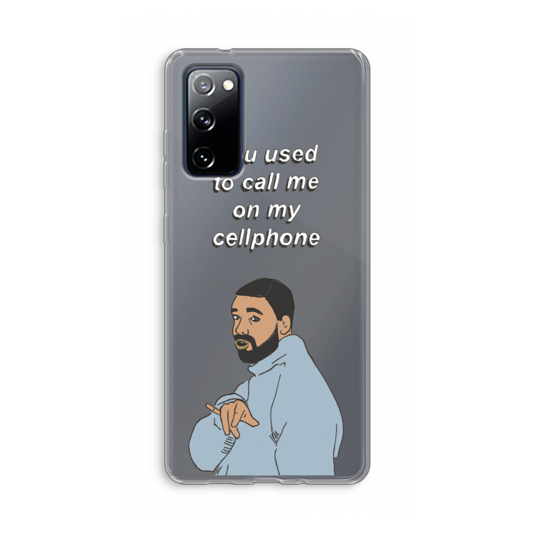 Hotline bling: Samsung Galaxy S20 FE / S20 FE 5G Transparant Hoesje