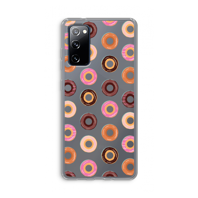 Donuts: Samsung Galaxy S20 FE / S20 FE 5G Transparant Hoesje