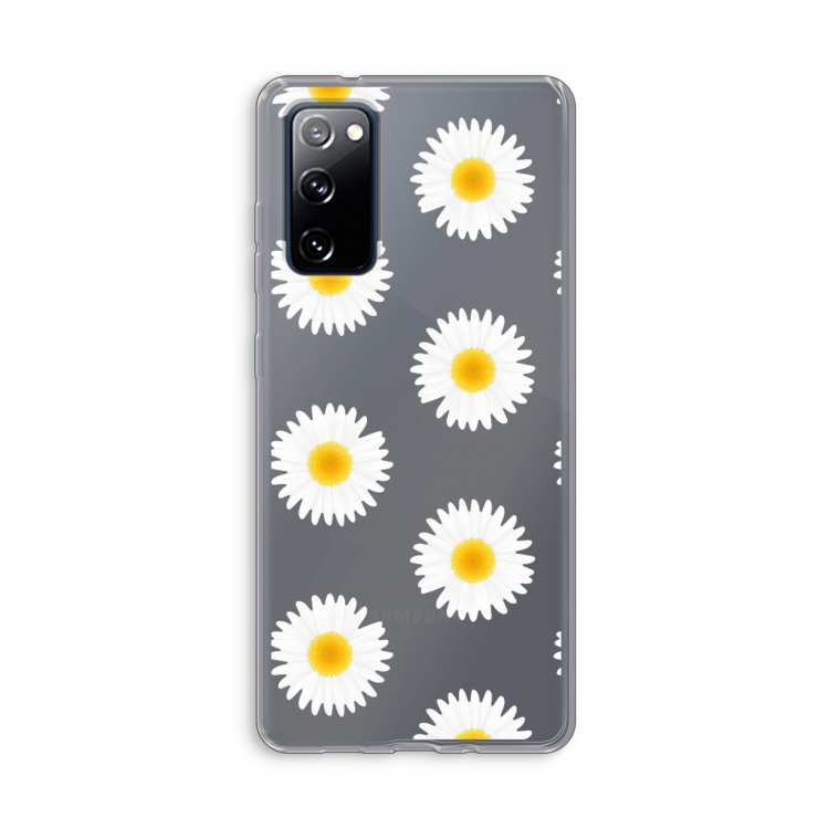 Margrietjes: Samsung Galaxy S20 FE / S20 FE 5G Transparant Hoesje