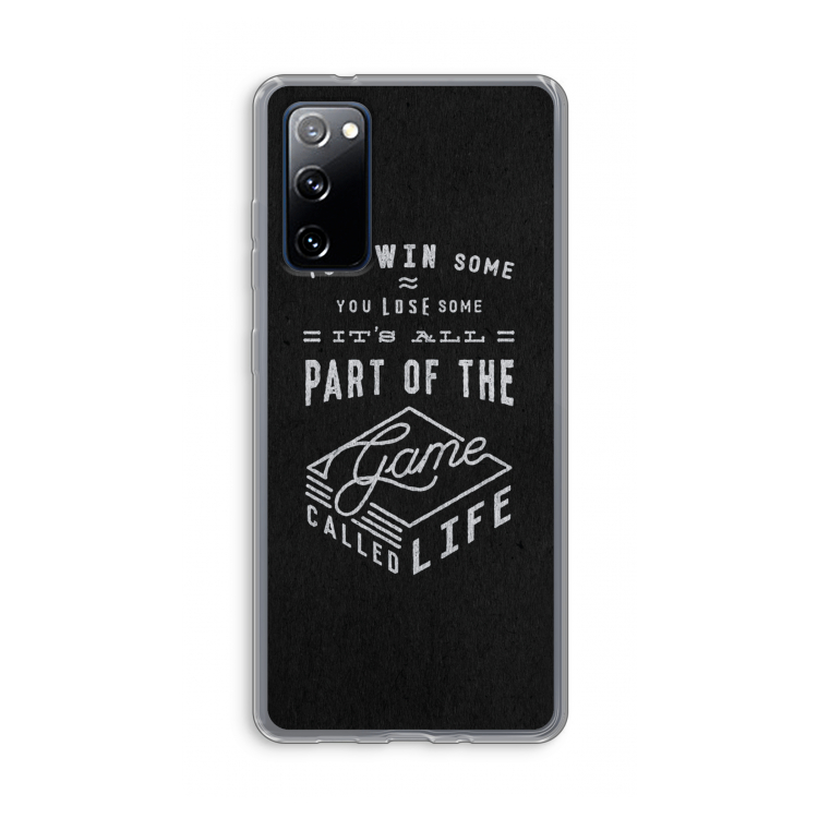 Life: Samsung Galaxy S20 FE / S20 FE 5G Transparant Hoesje