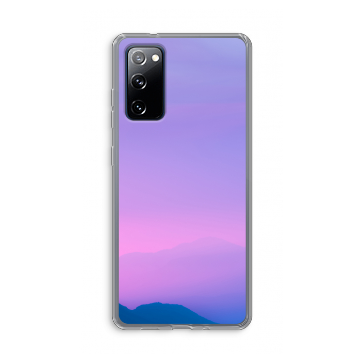 Sunset pastel: Samsung Galaxy S20 FE / S20 FE 5G Transparant Hoesje