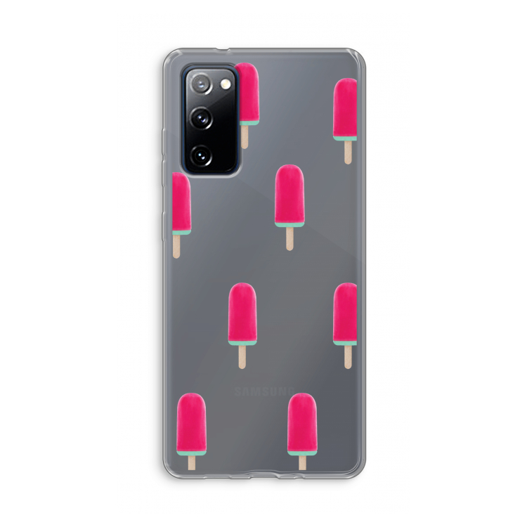 Waterijsje: Samsung Galaxy S20 FE / S20 FE 5G Transparant Hoesje