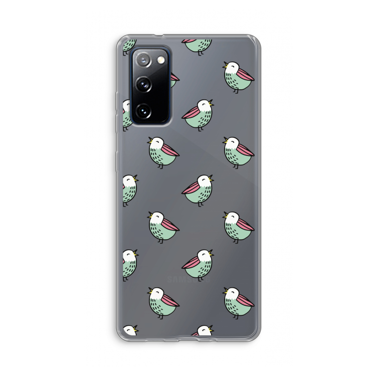 Vogeltjes: Samsung Galaxy S20 FE / S20 FE 5G Transparant Hoesje