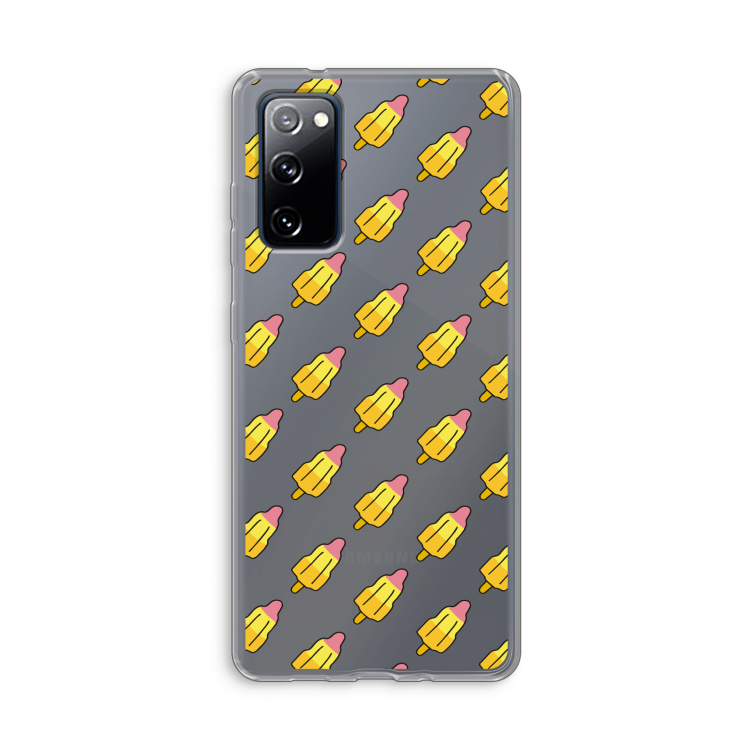 Waterijsjes: Samsung Galaxy S20 FE / S20 FE 5G Transparant Hoesje