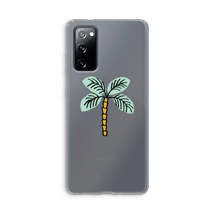 Palmboom: Samsung Galaxy S20 FE / S20 FE 5G Transparant Hoesje
