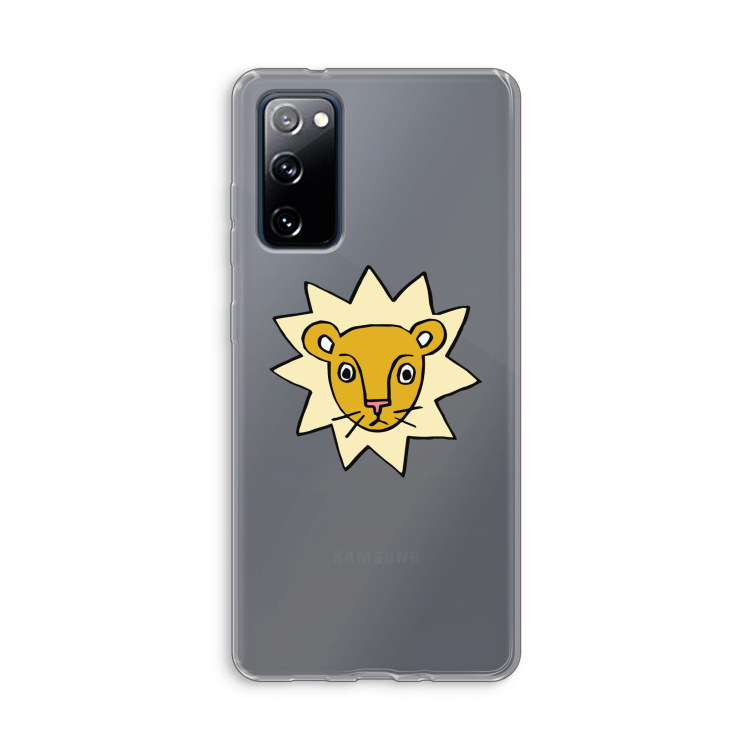 Kleine leeuw: Samsung Galaxy S20 FE / S20 FE 5G Transparant Hoesje