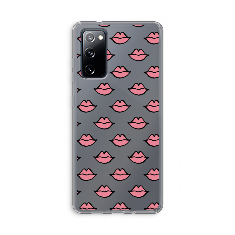 Lipjes: Samsung Galaxy S20 FE / S20 FE 5G Transparant Hoesje