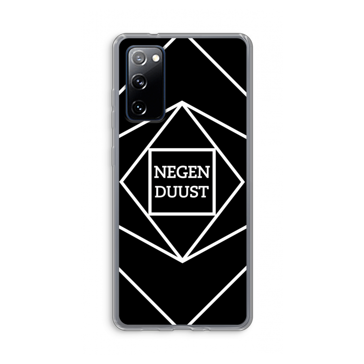 Negenduust geometrisch: Samsung Galaxy S20 FE / S20 FE 5G Transparant Hoesje