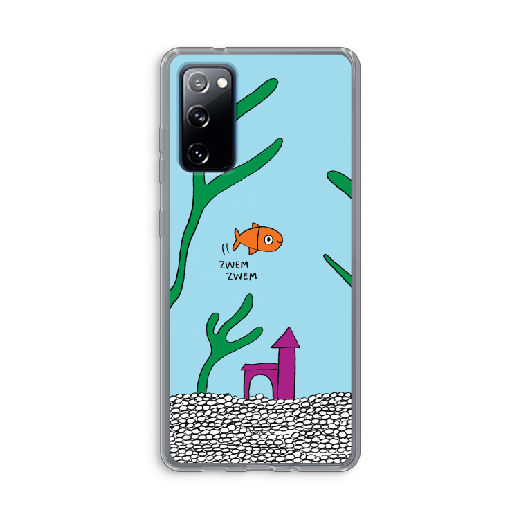 Aquarium: Samsung Galaxy S20 FE / S20 FE 5G Transparant Hoesje