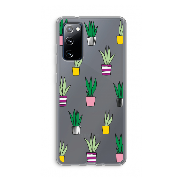 Sanseveria: Samsung Galaxy S20 FE / S20 FE 5G Transparant Hoesje