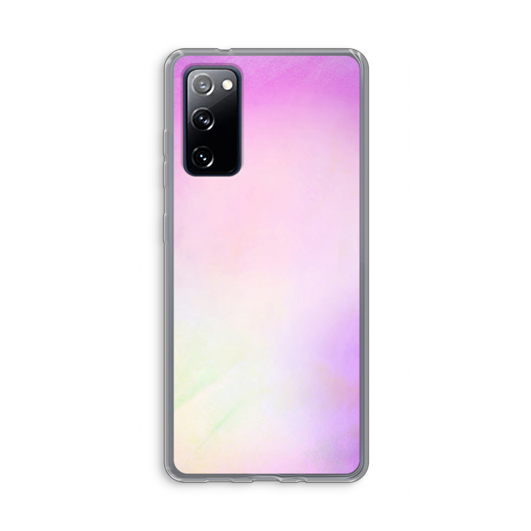 Flow mist pastel: Samsung Galaxy S20 FE / S20 FE 5G Transparant Hoesje