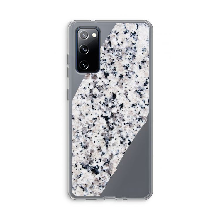 Gespikkelde marmer: Samsung Galaxy S20 FE / S20 FE 5G Transparant Hoesje
